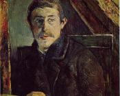 保罗 高更 : Gauguin at His Easel